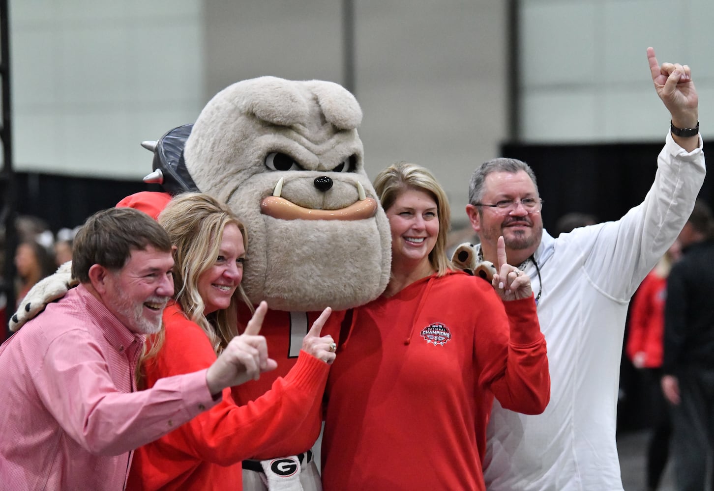 Georgia pep rally at Fanfest