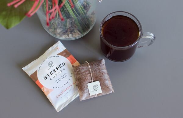 Single-serve coffee from Steeped Coffee. Courtesy of Steeped Coffee