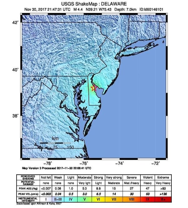 U.S. Geological Survey ShakeMap