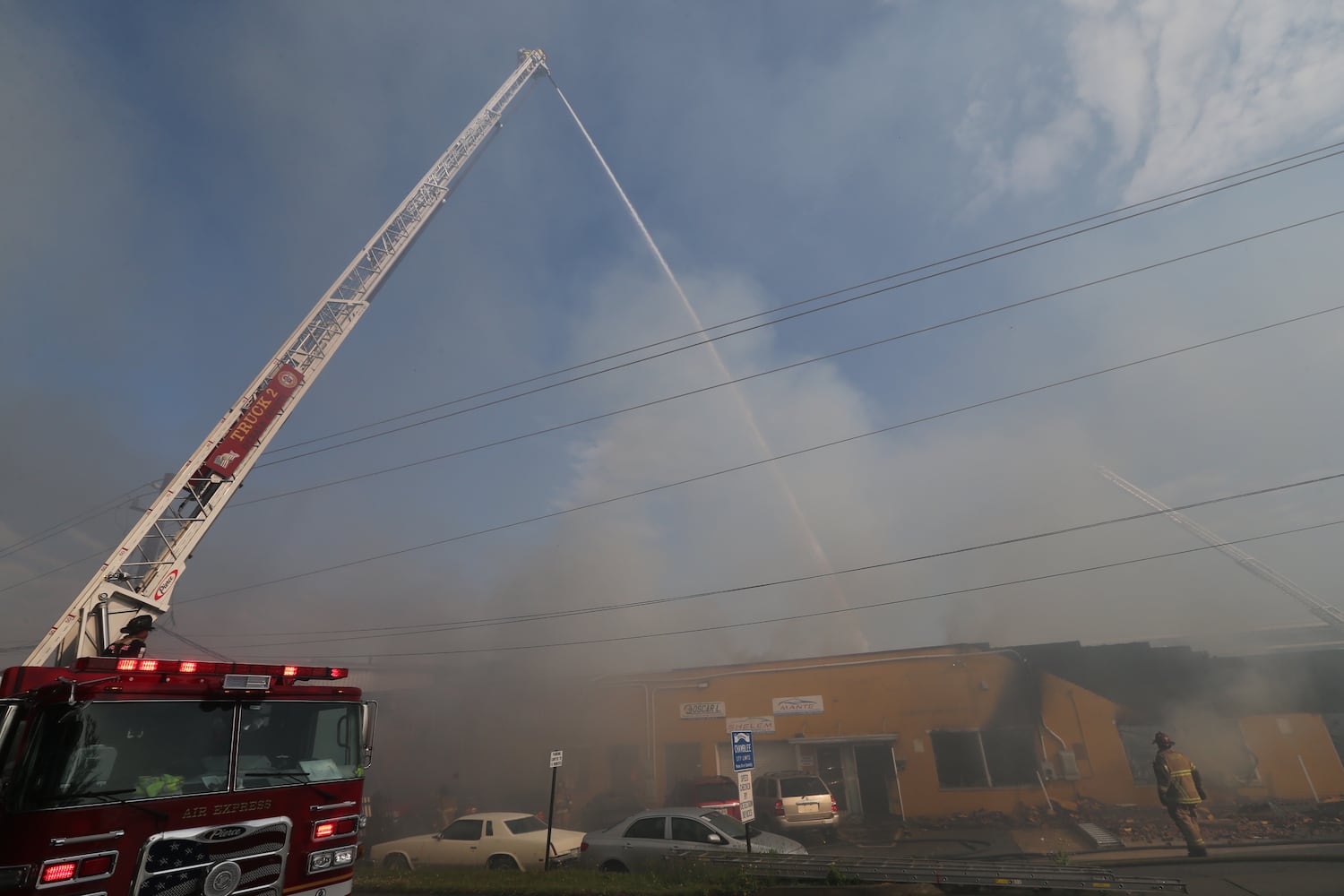 Fire at DeKalb County business