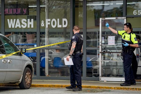 Marietta police responded Monday afternoon to a shooting inside a laundromat on Allgood Road. 