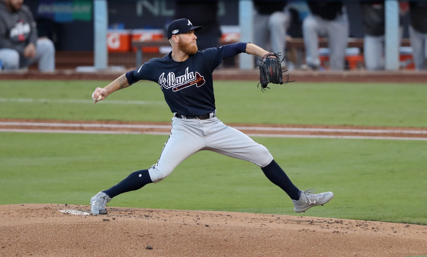 Photos: Braves begin playoffs against Dodgers