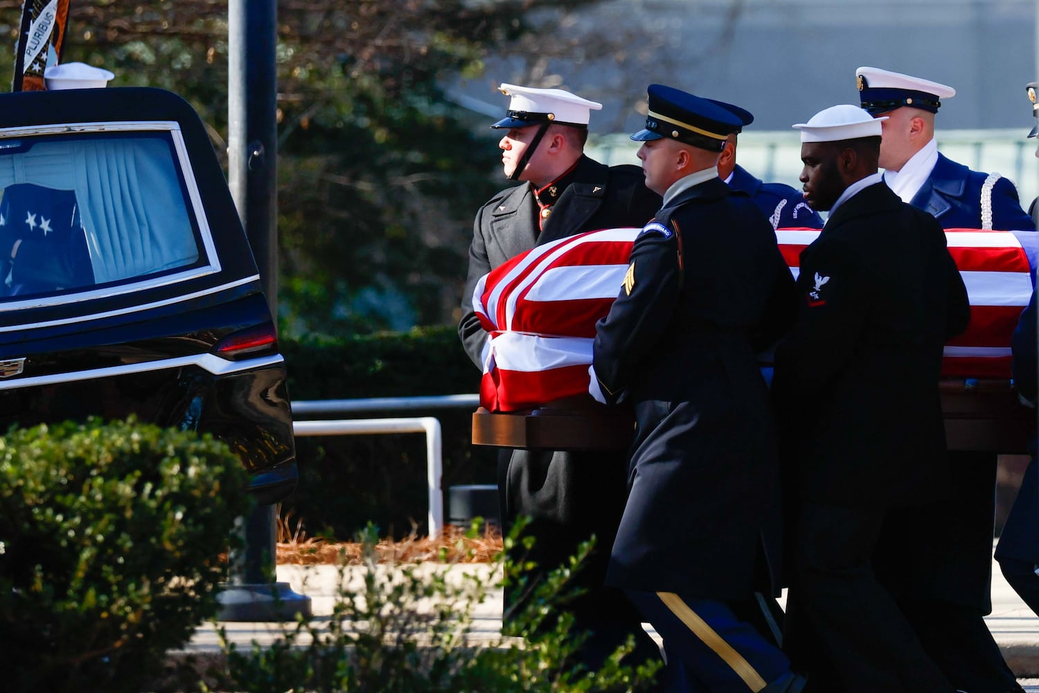 Jimmy Carter departure ceremony