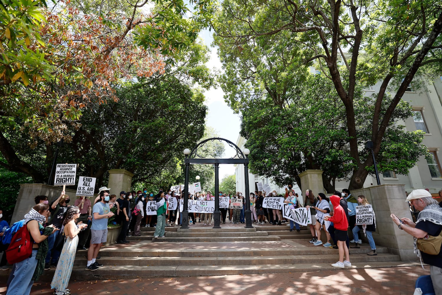 University of Georgia campus Pro-Gaza protest