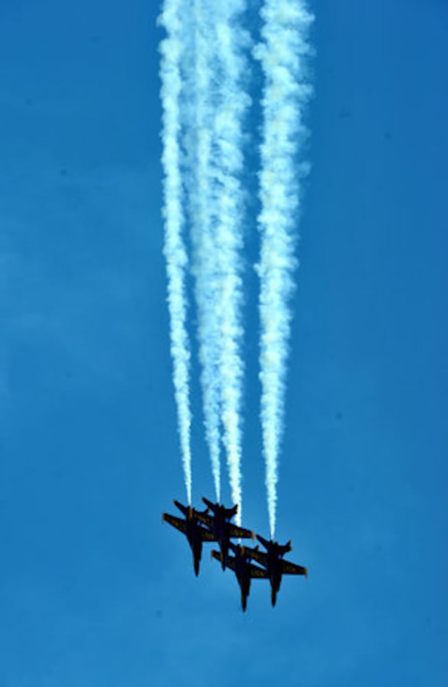 Blue Angels air show at Dobbins