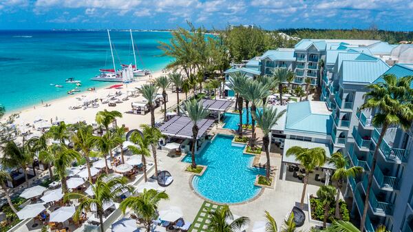 The Westin Resort on Grand Cayman Island provides places to soak up the sun along the pristine stretch known as Seven Mile Beach.
Courtesy of The Westin Grand Cayman Seven Mile Beach Resort & Spa.