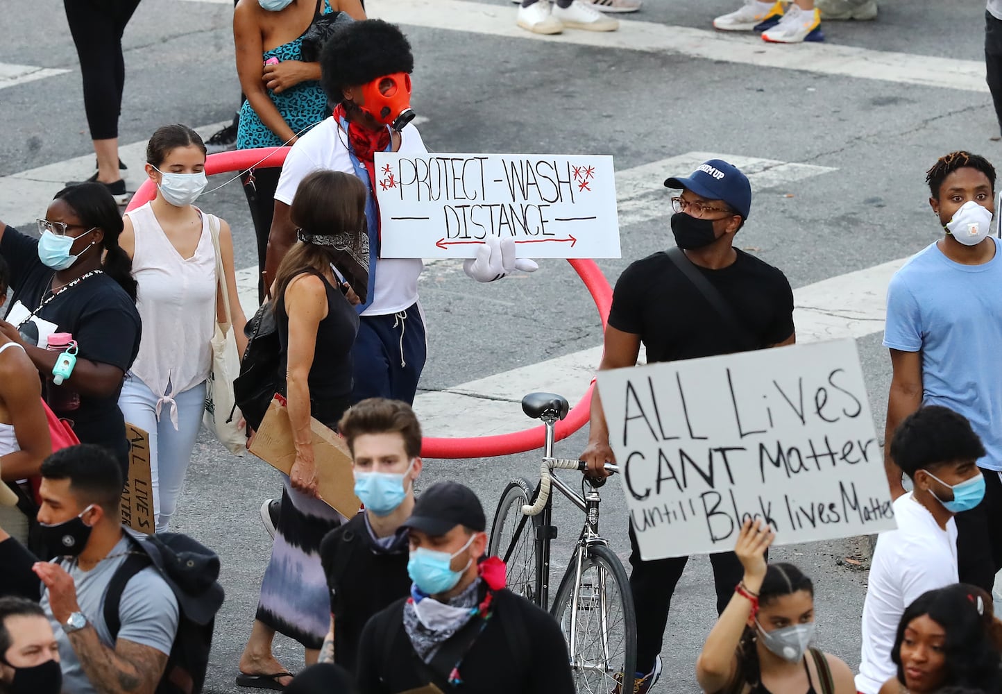 PHOTOS: Protesters gather across metro Atlanta