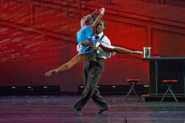 Ballethnic Dance Company and School Co-Founders/Co-Directors Nena Gilreath and Waverly Lucas perform in the production Epiphany another Moment of Gospel Ballet and Jazz. 
Courtesy of Keiko Guest Photography.