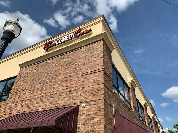 The exterior of the new Uptown Comedy Corner at 1155 Virginia Ave. in Hapeville. RODNEY HO/rho@ajc.com