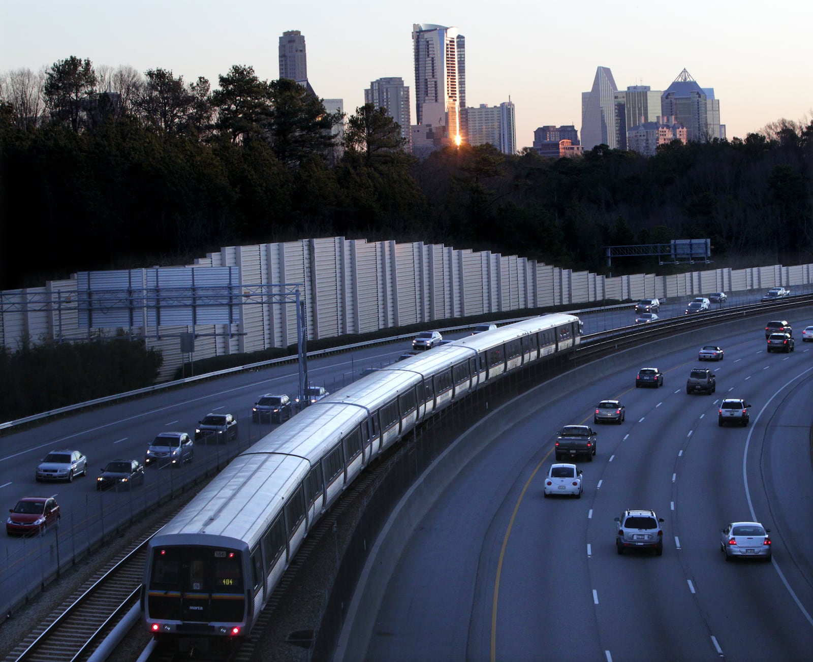 While on the Atlanta City Council, John Lewis was a key swing vote in allowing Ga. 400 to expand through Buckhead to I-85. As a congressman, Lewis also secured federal funding for the expansion of the MARTA Red Line to North Springs. (Curtis Compton / ccompton@ajc.com)