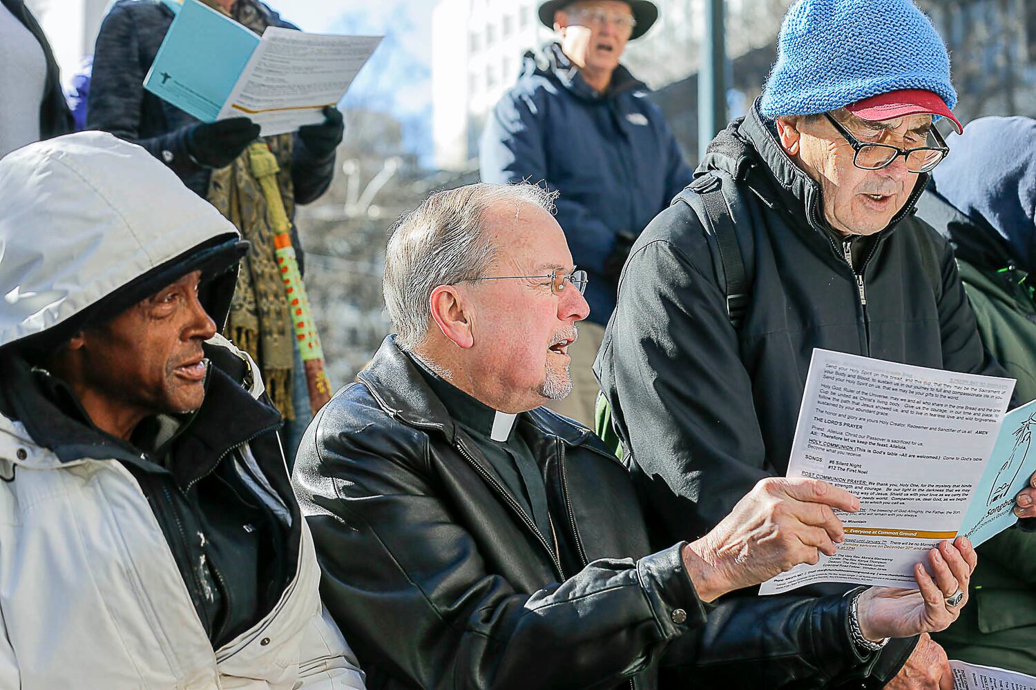 PHOTOS: Church celebrates Christmas with homeless