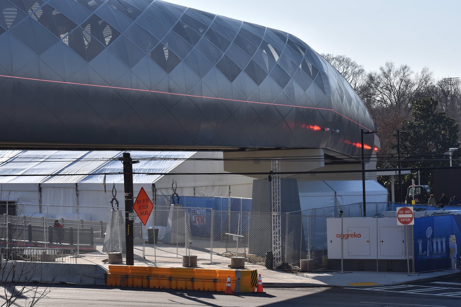 Atlanta's Northside Drive Pedestrian Bridge