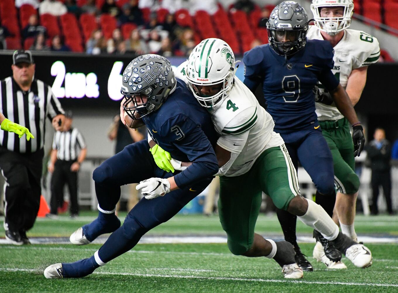 Photos: Day 2 of HS state title games at Mercedes-Benz Stadium