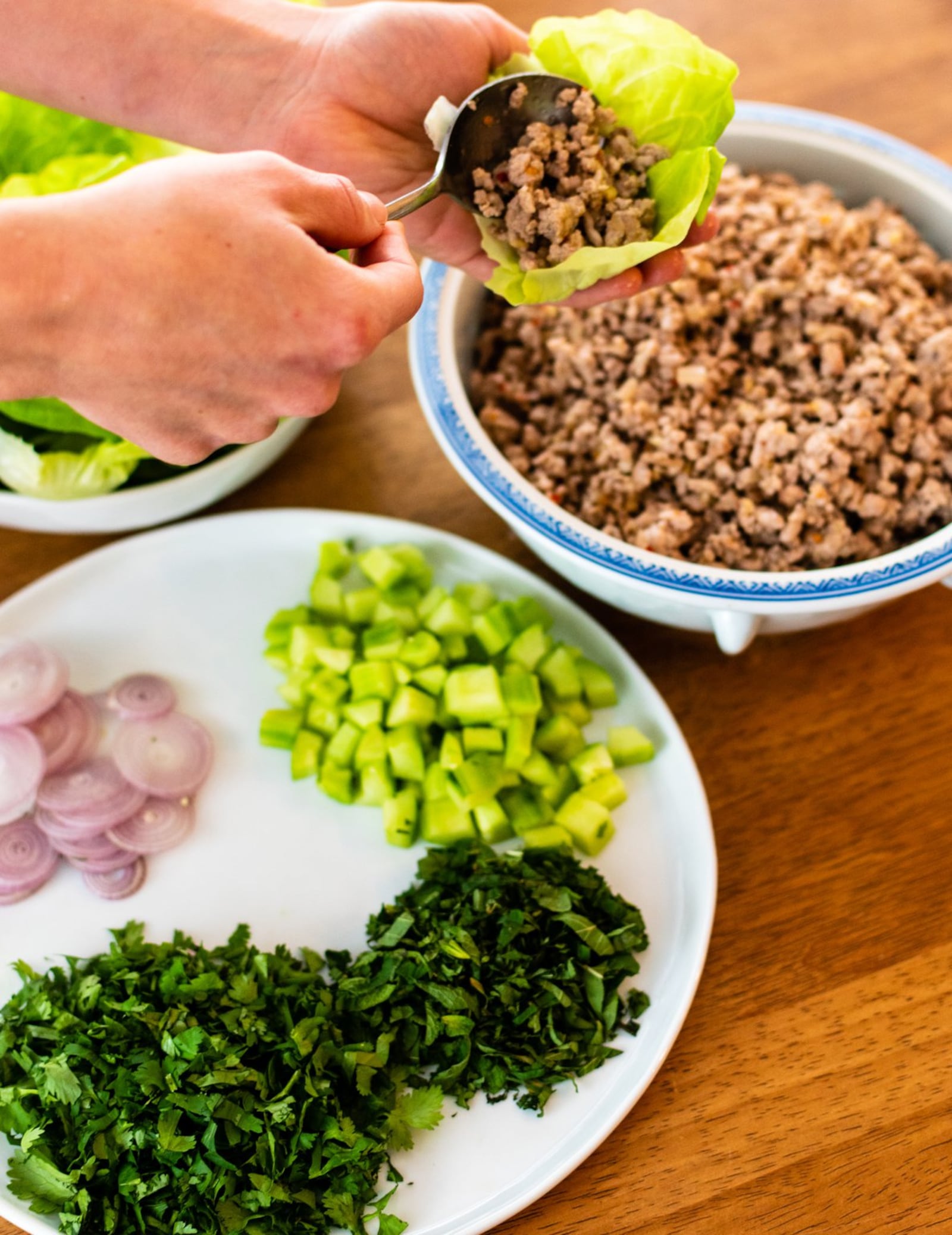 With some adjustments to the Lao salad known as larb, you can make a keto-friendly recipe such as Keto Pork Larb Lettuce Cups. CONTRIBUTED BY HENRI HOLLIS