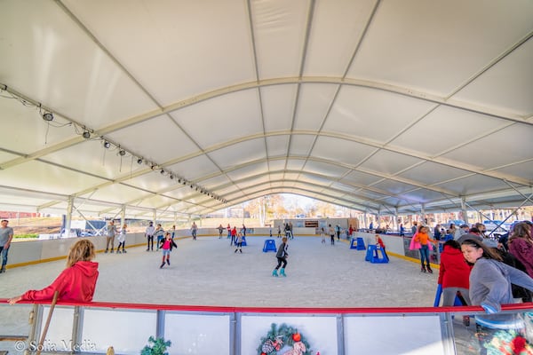 People of all ages enjoy skating at Ice Days in Covington. 
Courtesy of Ice Days.