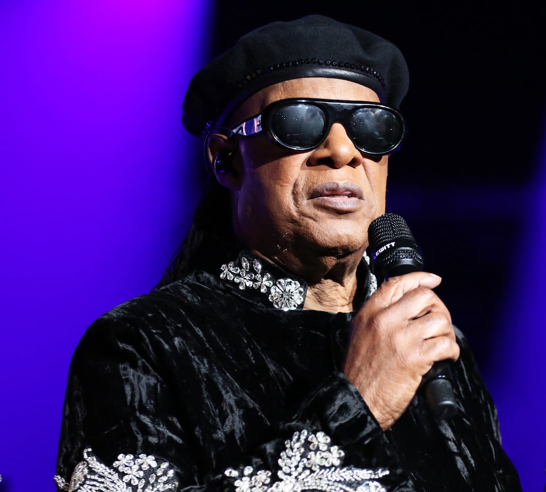 Stevie Wonder entertained a sold-out State Farm Arena crowd on Saturday, October 19, 2024. He was escorted on stage by his daughter Aisha Morris and son Kailand Morris on his "Sing Your Song! As We Fix Our Nation's Broken Heart" tour.
Robb Cohen for the Atlanta Journal-Constitution