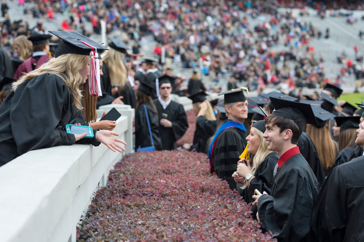 UGA graduation ceremony