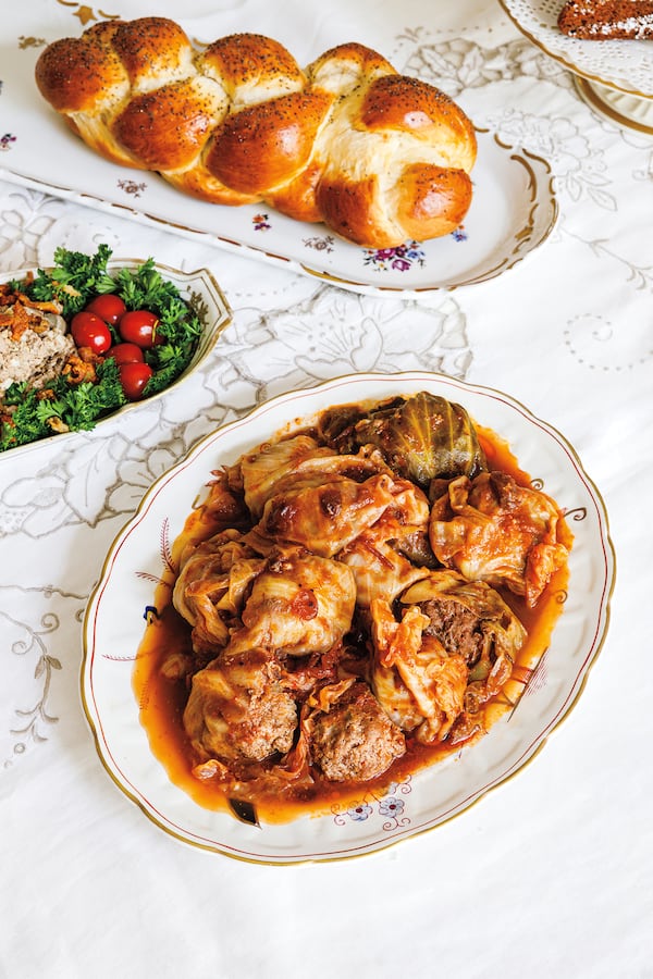 Aunt Sophie's Stuffed Cabbage from "Kugels & Collards: Stories of Food, Family, and Tradition in Jewish South Carolina" by Rachel Gordin Barnett and Lyssa Kligman Harvey.
(Courtesy of University of South Carolina Press / Forrest Clonts)