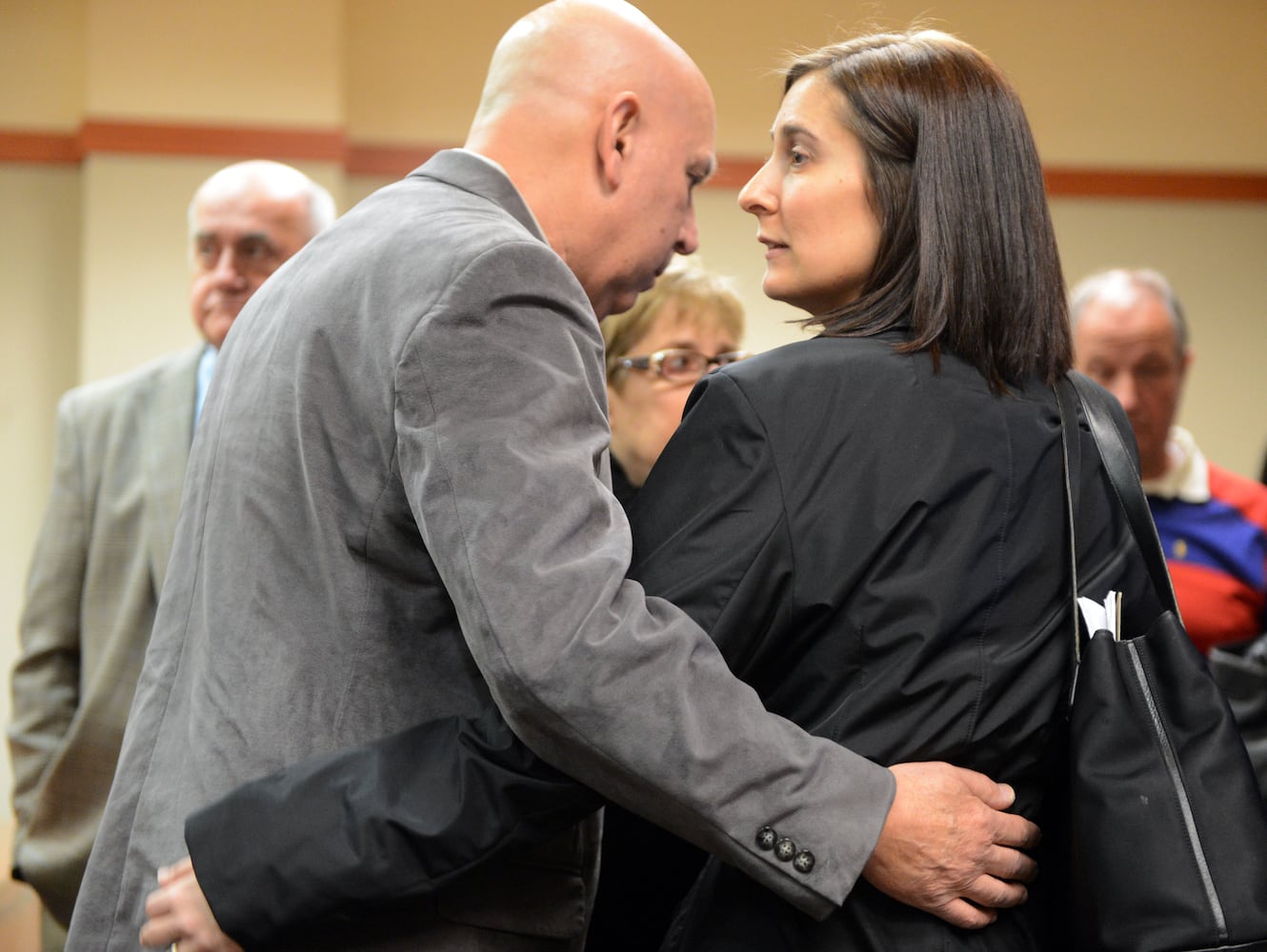 Dunwoody widow appears at a motions hearing before Dekalb County Superior Judge Gregory A. Adams on Feb. 21, 2013.