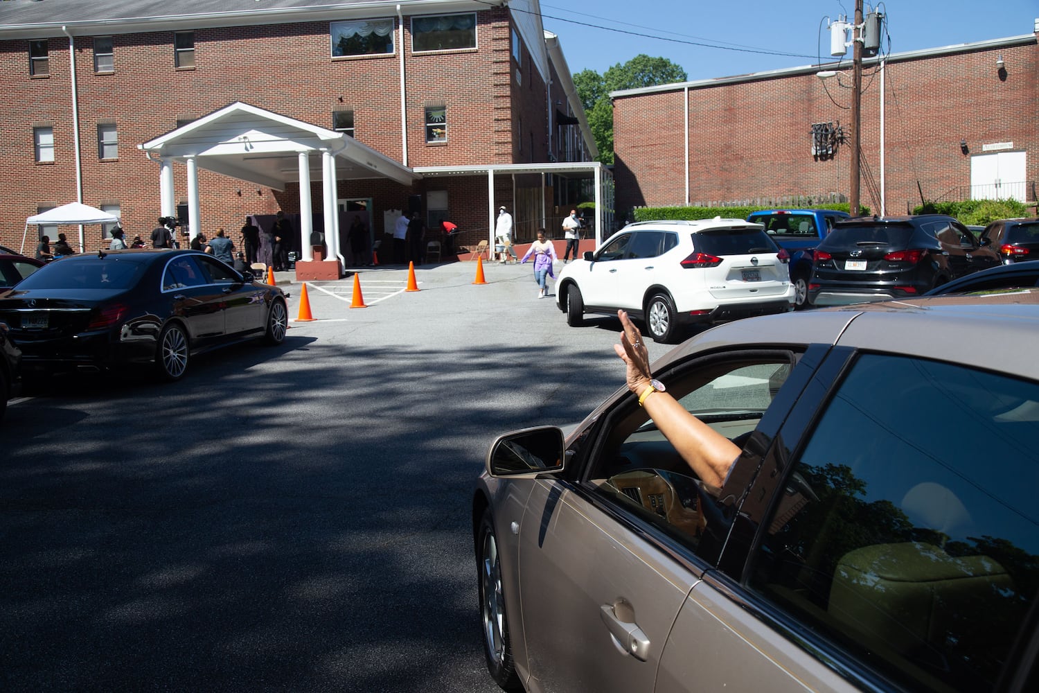 PHOTOS: Drive-thru service at New Beginning Full Gospel Baptist Church