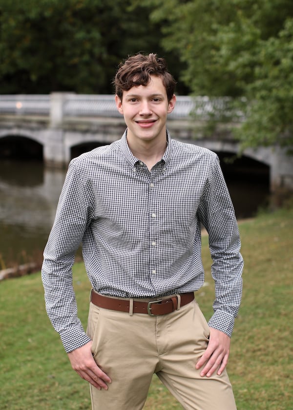 Jack Bolte is valedictorian at Chamblee High School in DeKalb County. (Courtesy photo)