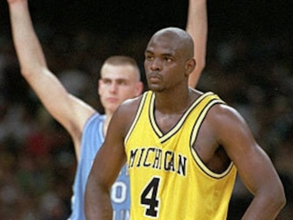 In the waning moments of the 1993 national championship game, Michigan's Chris Webber was given a technical foul for calling a timeout when the Wolverines were out of timeouts.