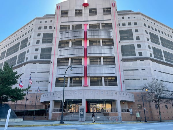 The Atlanta City Detention Center in downtown Atlanta. (Photo by Bill Torpy)