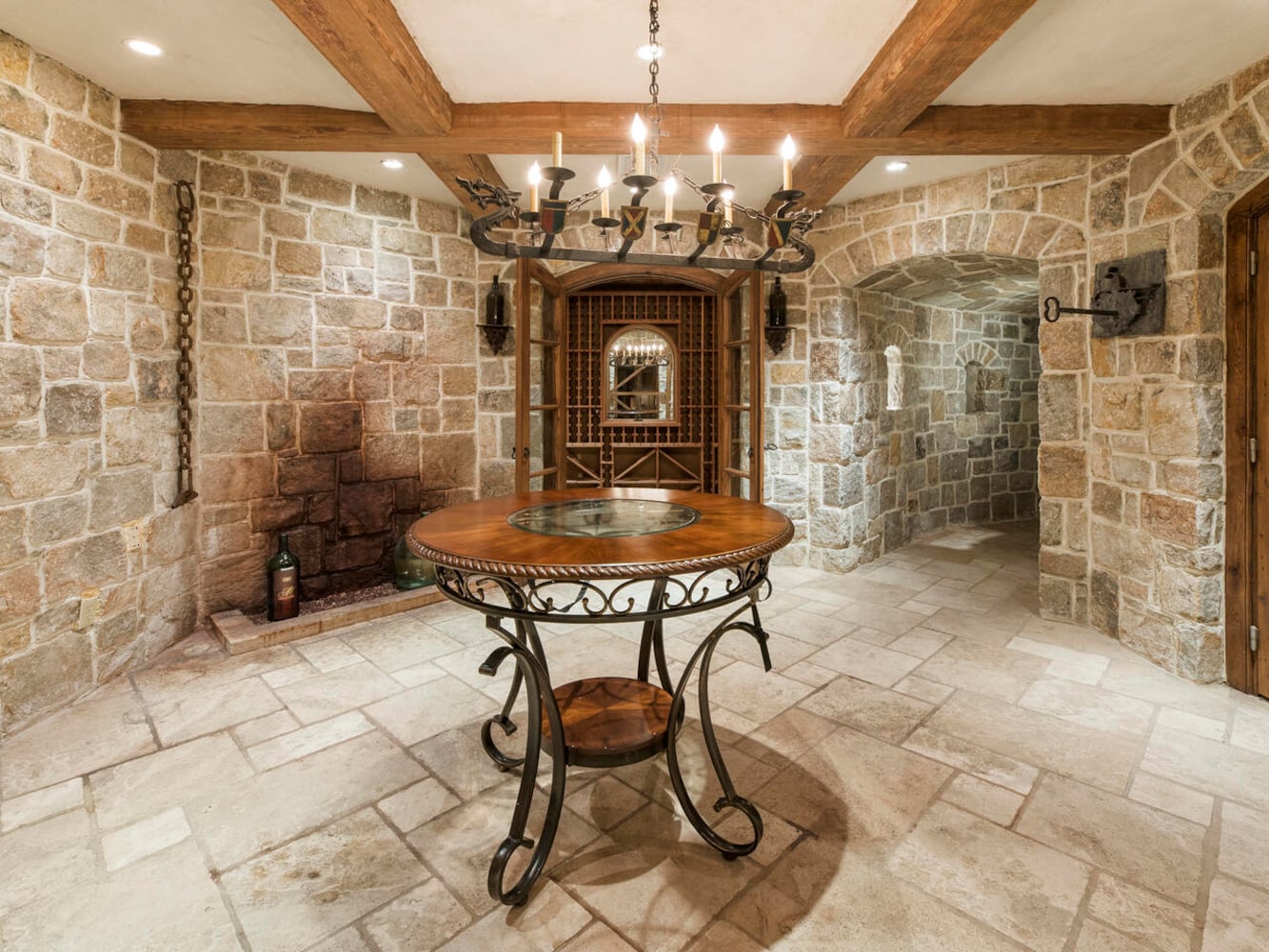 One of the U.S.’s largest wine cellars is inside this $2.75M Sandy Springs estate