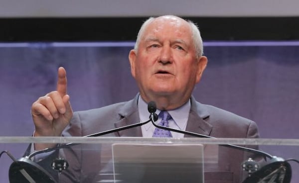 The state Board of Regents voted to make former Gov. Sonny Perdue the sole finalist to become chancellor of the University System of Georgia.