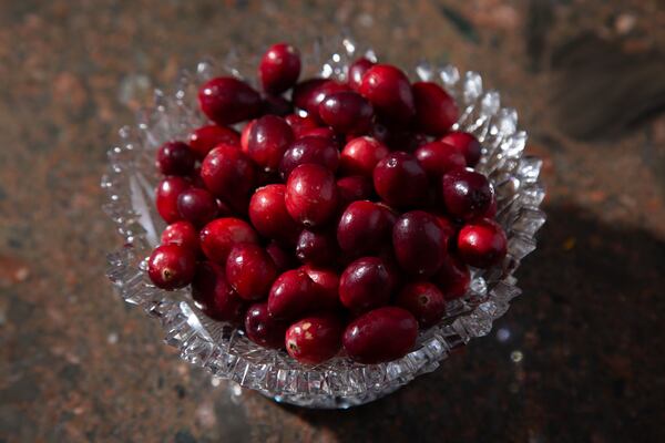 It's the perfect time of year to add cranberries to your menus, but they're not just for Thanksgiving. (Styling by C.W. Cameron / Martha Williams for the AJC)