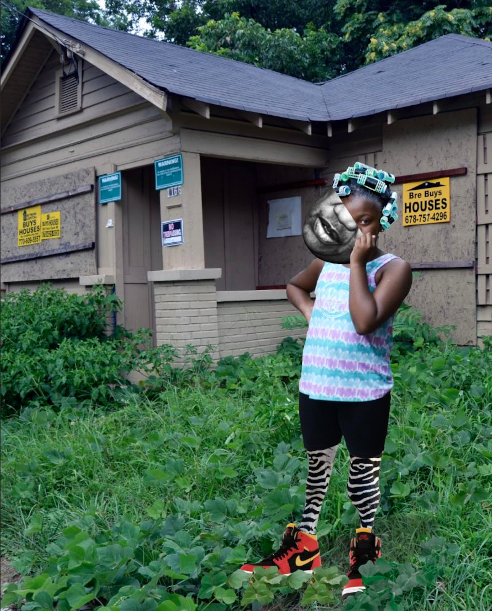 Atlanta artist Shanequa Gay's "Retros and Rollers" (2021) from her exhibition "The Beautiful Tale of Atlannahland" at Jackson Fine Art where she appears alongside Burkina Faso photographers Saïdou Dicko and Sanlé Sory.
Courtesy of Jackson Fine Art