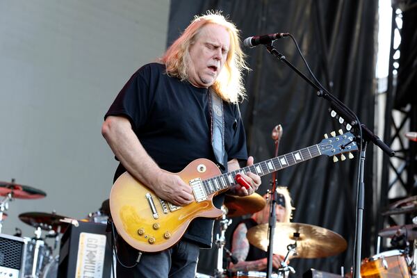 Artist Warren Haynes of Gov't Mule performs on the River Stage at Beale Street Music Festival on Saturday, May 5, 2018, in Memphis, Tennessee. (Photo by Laura Roberts/Invision/AP)