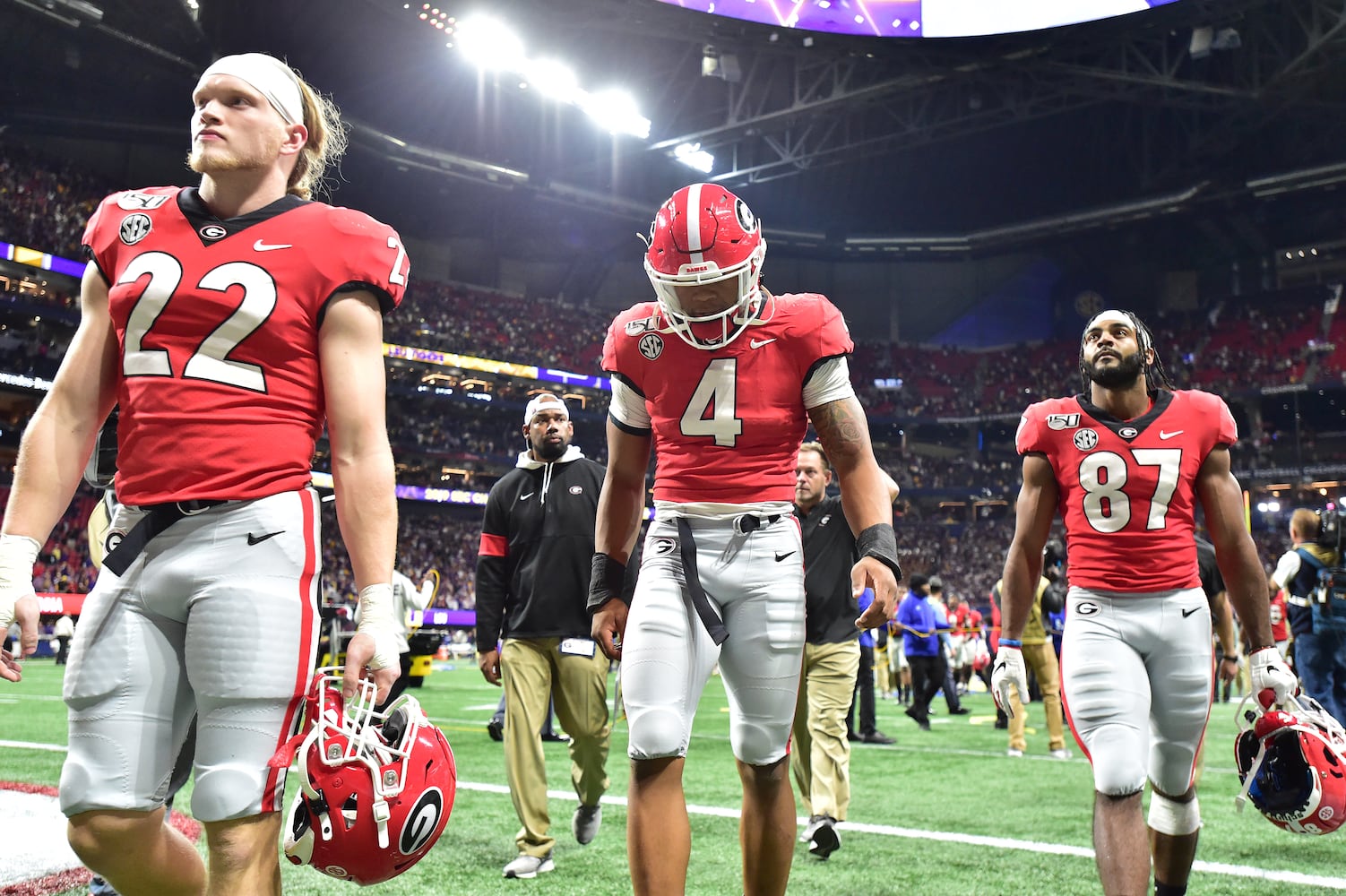 Photos: Bulldogs crushed by LSU in SEC Championship game