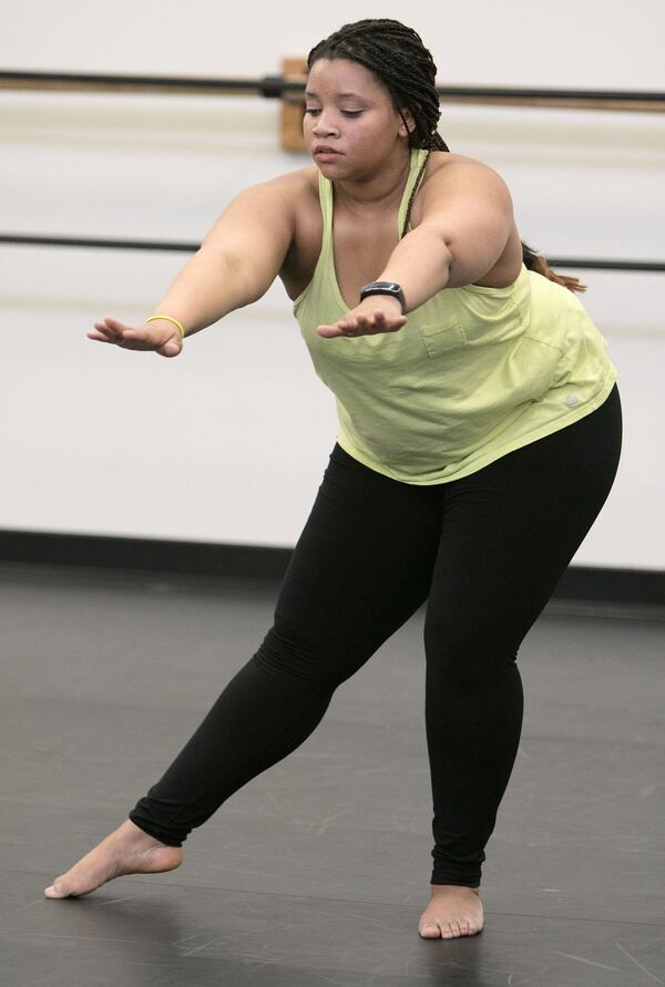 Dancer Allison Goins. Photo: Phil Skinner