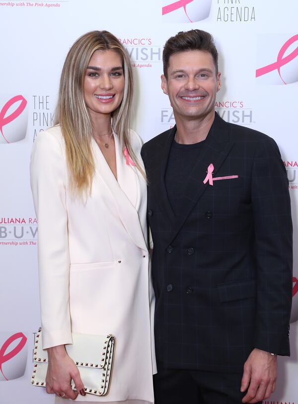 NEW YORK, NY - OCTOBER 11: Shayna Taylor and Ryan Seacrest attend The Pink Agenda's Annual Gala at Tribeca Rooftop on October 11, 2018 in New York City.  (Photo by Anna Webber/Getty Images for The Pink Agenda)