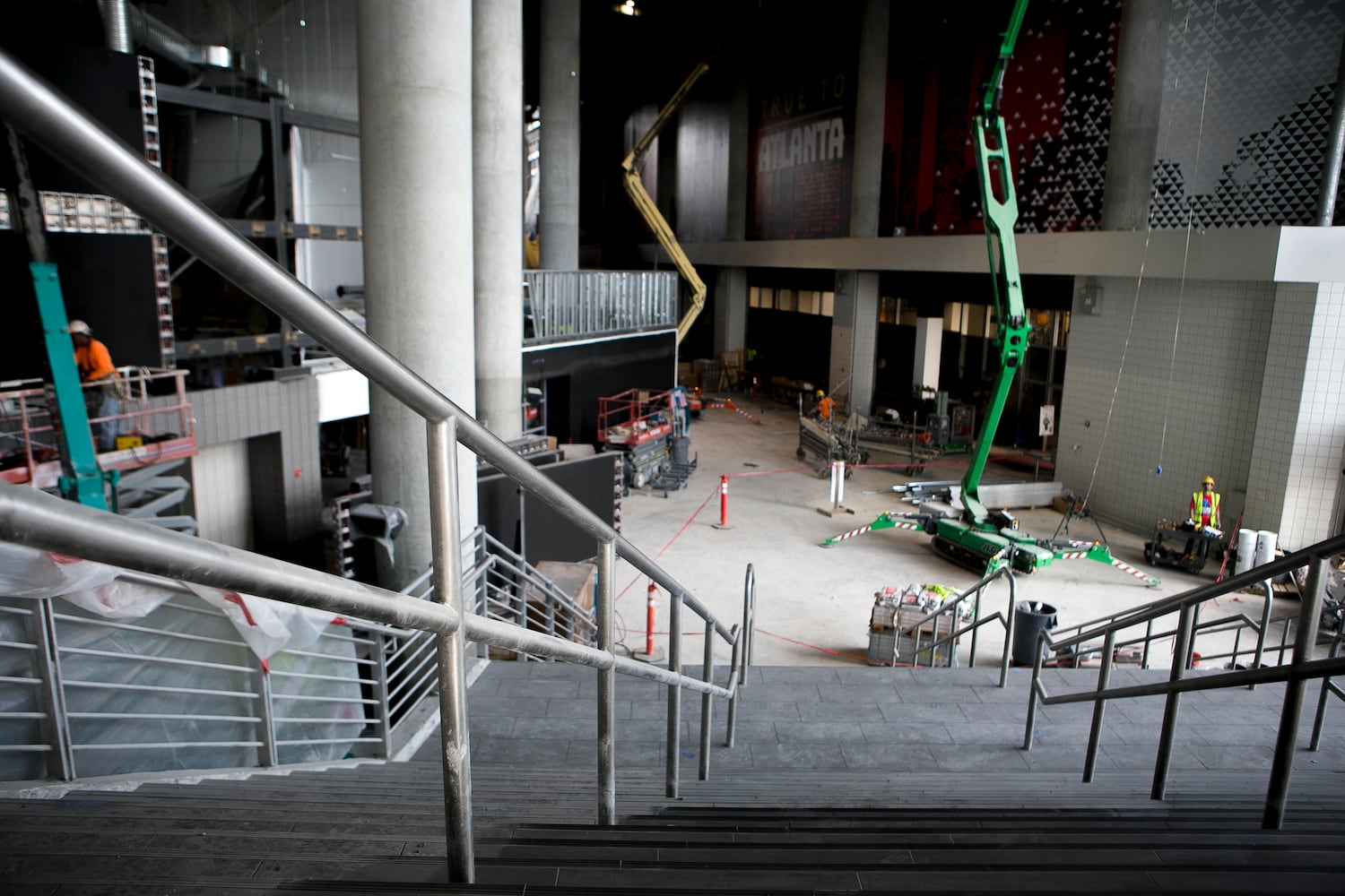 Photos: Hawks’ arena gets a facelift