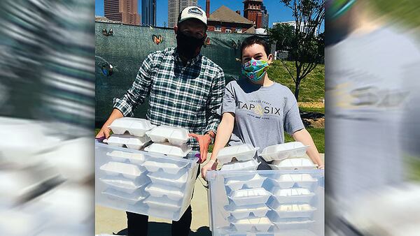 The team from Tap & Six recently delivered meals from their new partners at Carne 250 to Grady Memorial Hospital.