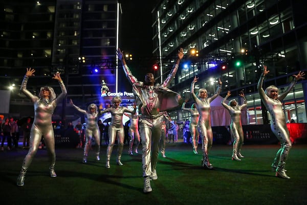 Performers help to ring in the new year at the Battery Atlanta. Contributed by The Battery Atlanta