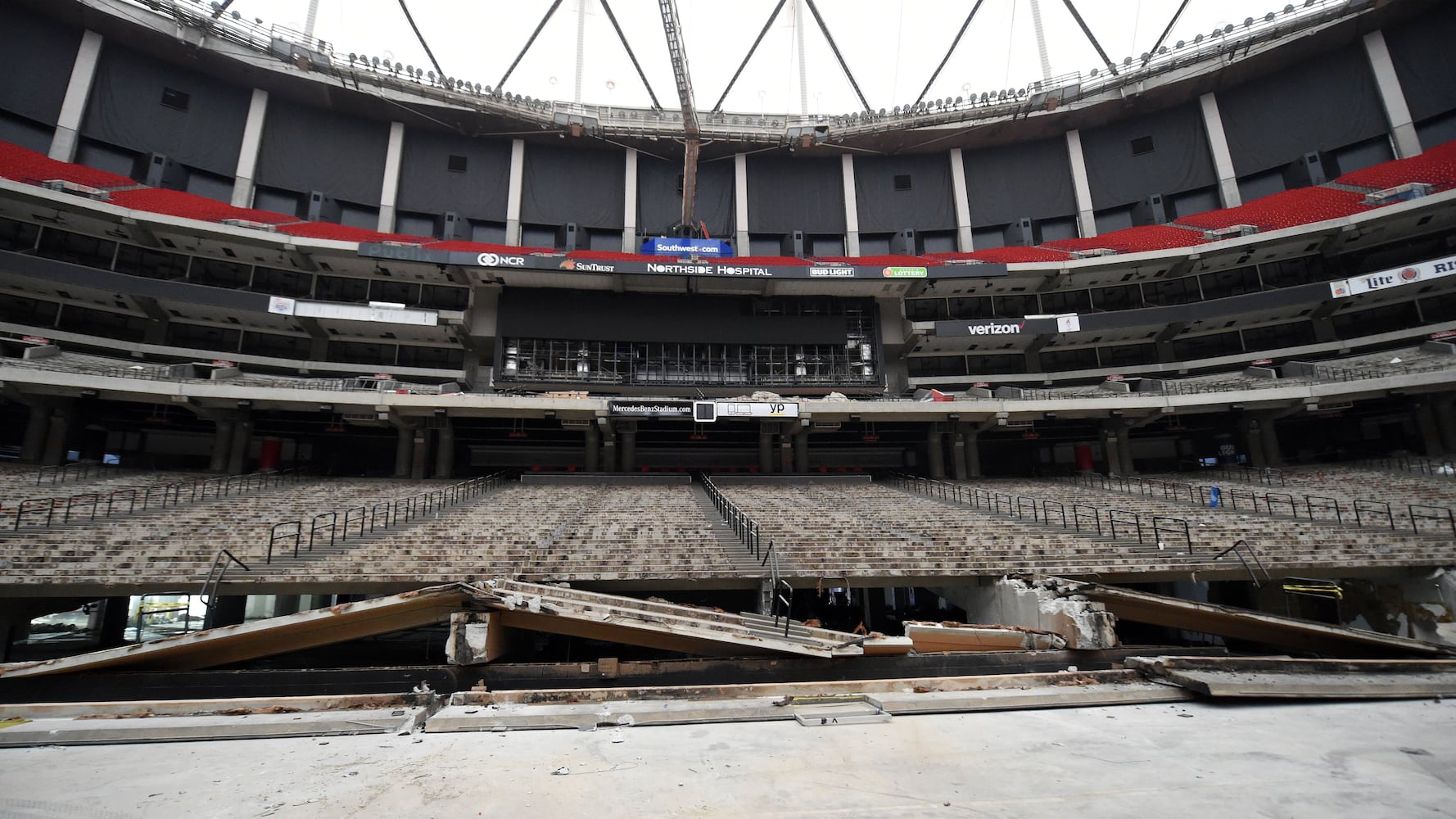 Demolition of Georgia Dome begins