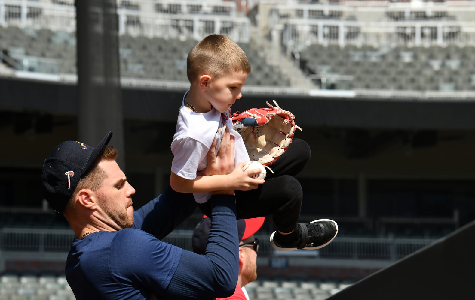 Atlanta Braves workout prior to NLCS