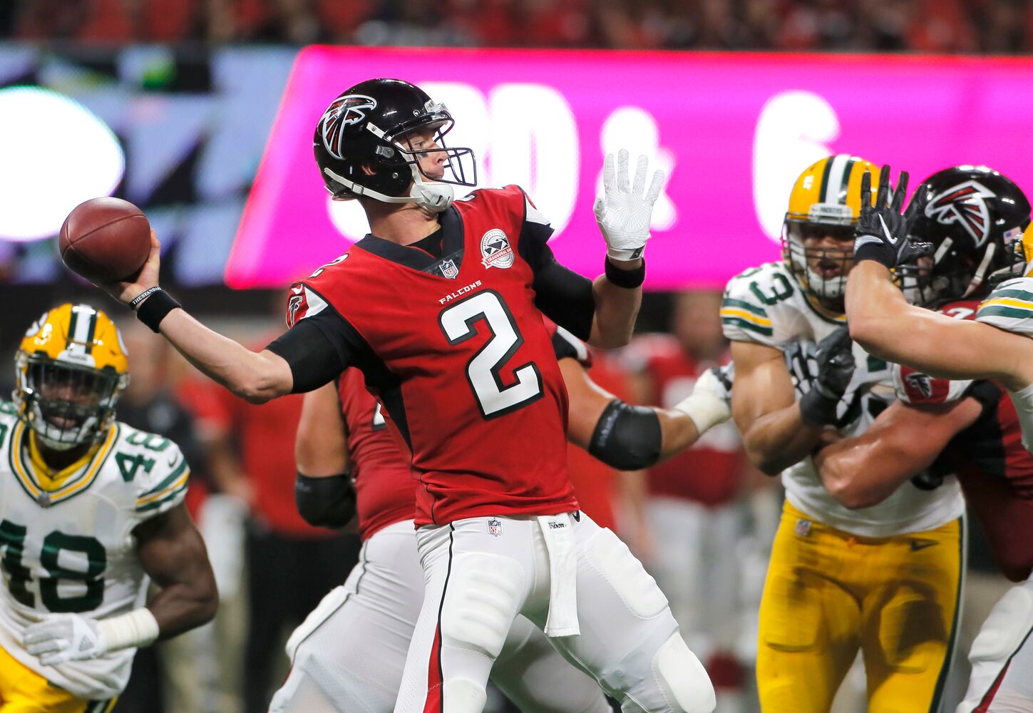 Photos: Falcons cruise to a win over the Packers