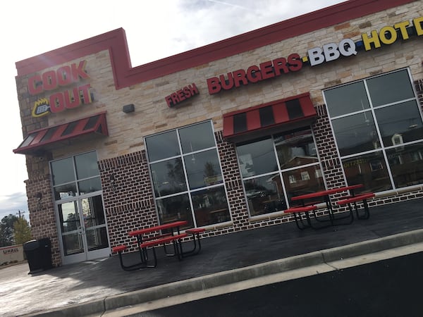 Recent and current construction on Scenic Highway in Snellville and Lawrenceville has included a new Cook Out restaurant, an upcoming Cracker Barrel and a soon-to-open dine-in movie theater. TYLER ESTEP / TYLER.ESTEP@COXINC.COM