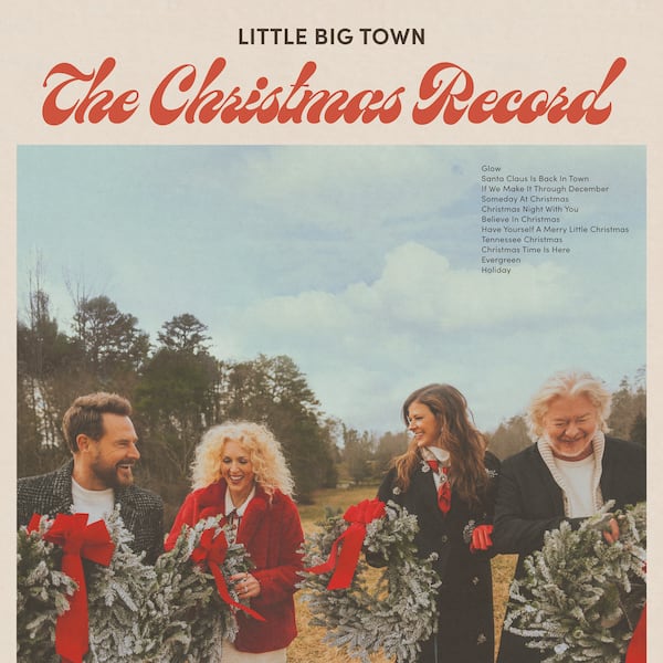 This album cover image released by Capitol Records Nashville shows “The Christmas Record” by Little Big Town. (Capitol Records Nashville via AP)