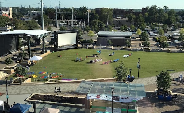 Sandy Springs recently approved a contract for stage improvements at City Green. (Courtesy City of Sandy Springs)