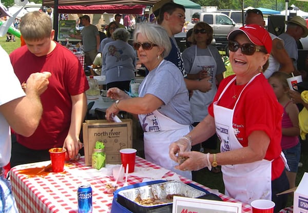 The Smoke on the Lake BBQ Festival in Acworth provides free entertainment for Mother’s Day weekend. Photo: courtesy Smoke on the Lake