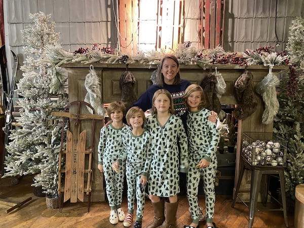 Nilah Mazza and her four children in a recent photo. Contributed