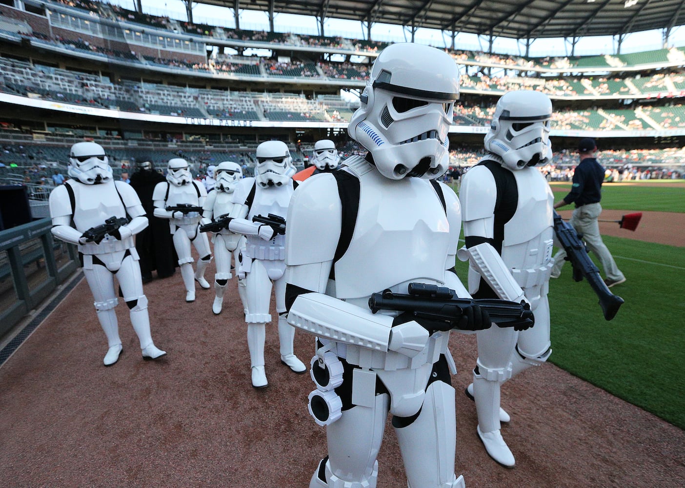 Photos: Jose Bautista suits up for Braves