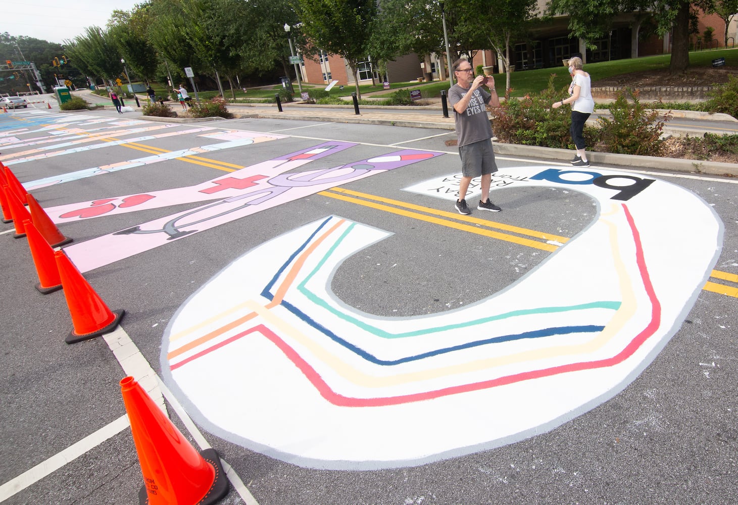 Black Lives Matter street mural