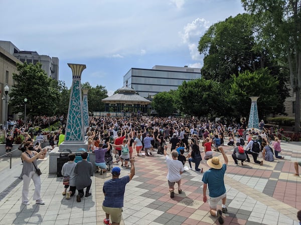 The Decatur square on Wednesday afternoon