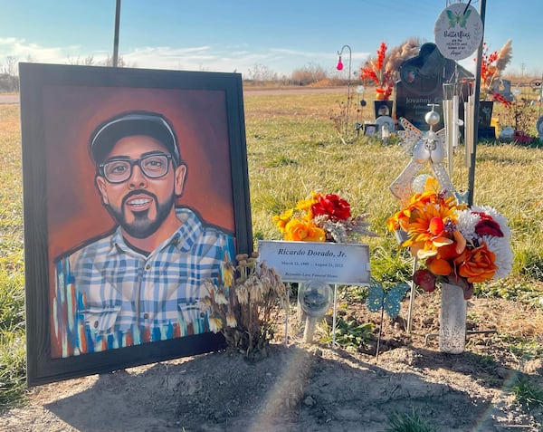 Ricardo Dorado Jr. is buried in Lexington, Nebraska, where his family has lived since 1994. (Courtesy of Arcelia Beltran)